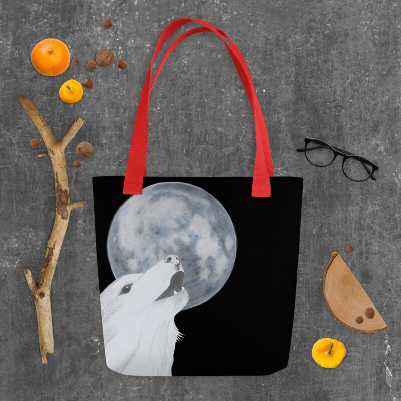 Howling Wolf Tote bag - Image 6