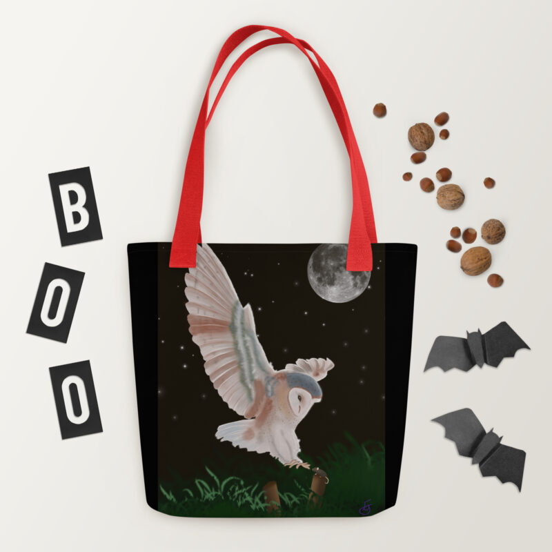 Barn Owl in Flight Tote bag - Image 8