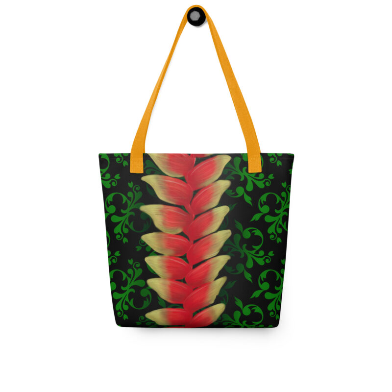 Red rainforest flowers Tote bag - Image 5