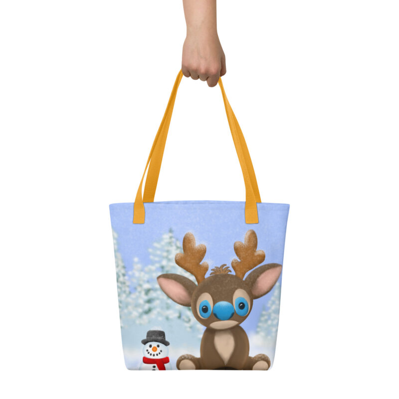 Cartoon Reindeer Tote bag - Image 4