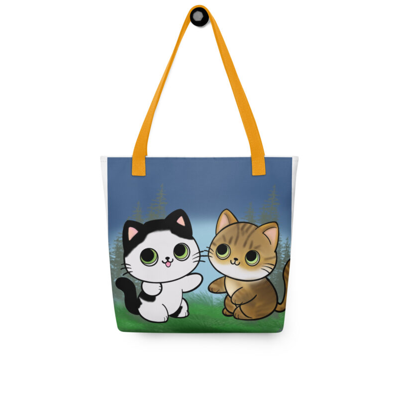 Cartoon Kitties Tote bag - Image 4