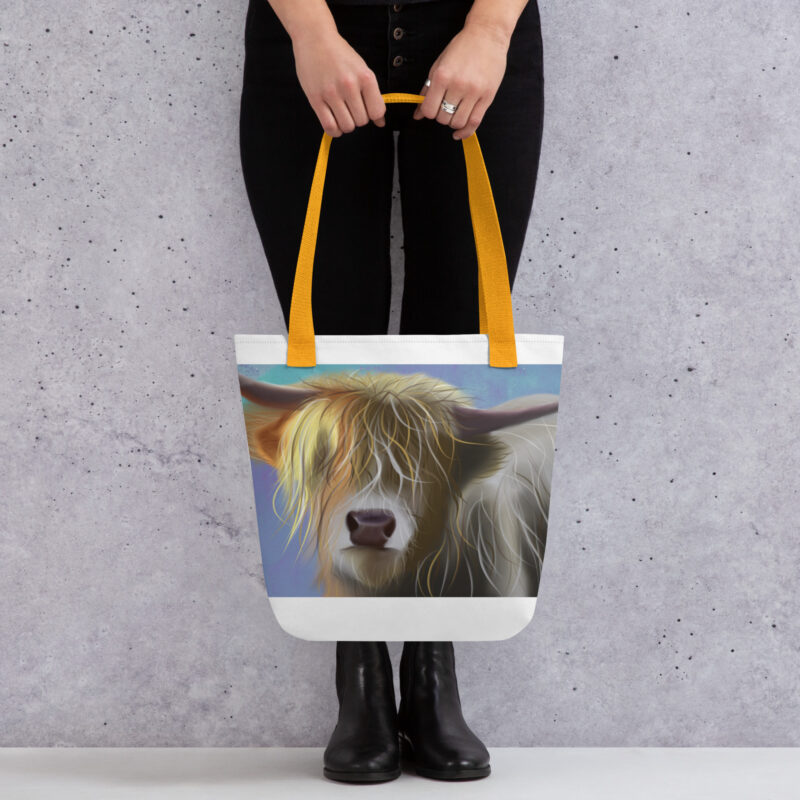 Highland cow Tote bag - Image 3