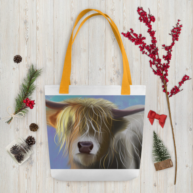 Highland cow Tote bag - Image 7