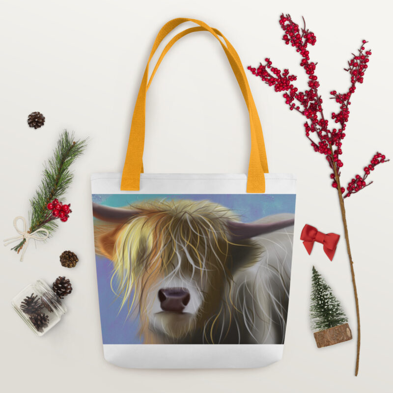 Highland cow Tote bag - Image 8