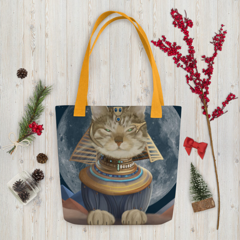 Egyptian cat Tote bag - Image 7