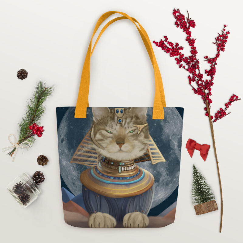 Egyptian cat Tote bag - Image 8