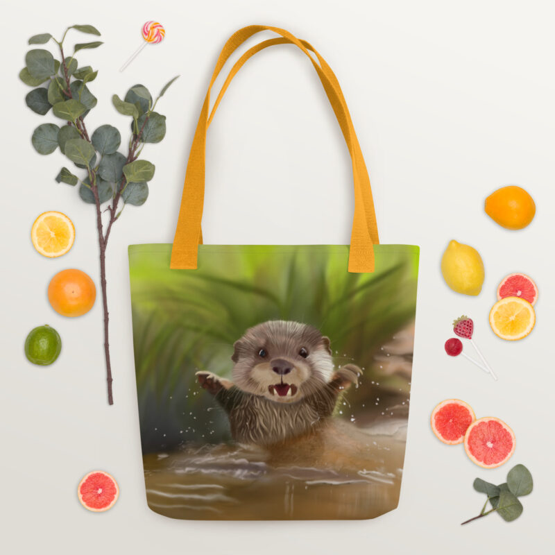 Baby otter Tote bag - Image 8