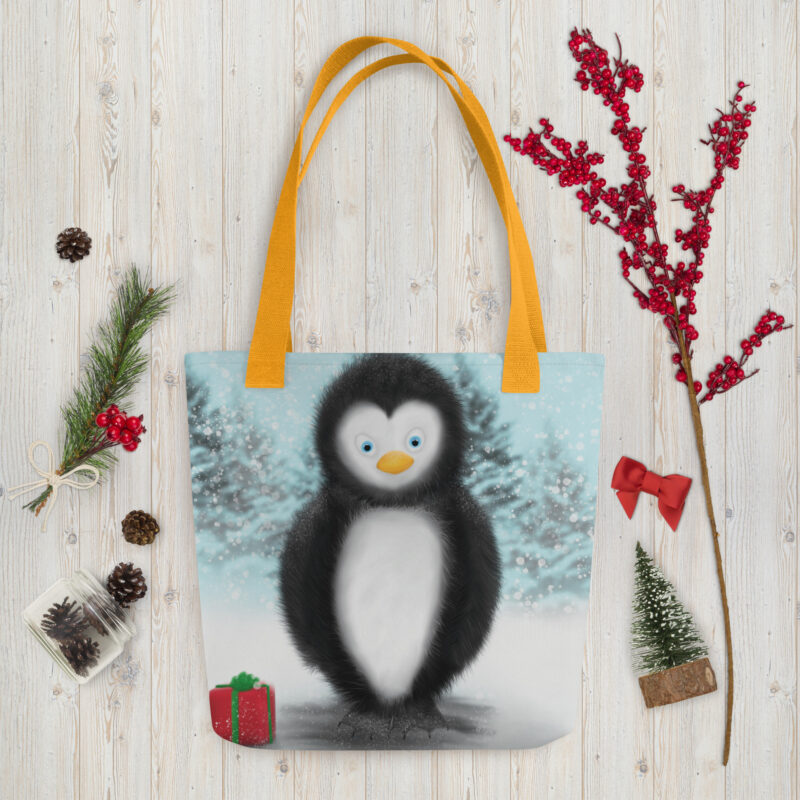 Christmas Penguin Tote bag - Image 8