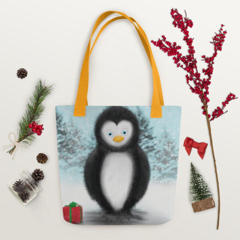 Christmas Penguin Tote bag - Image 9