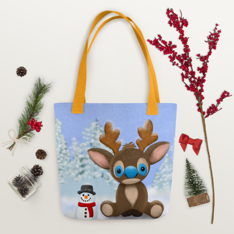 Cartoon Reindeer Tote bag - Image 9