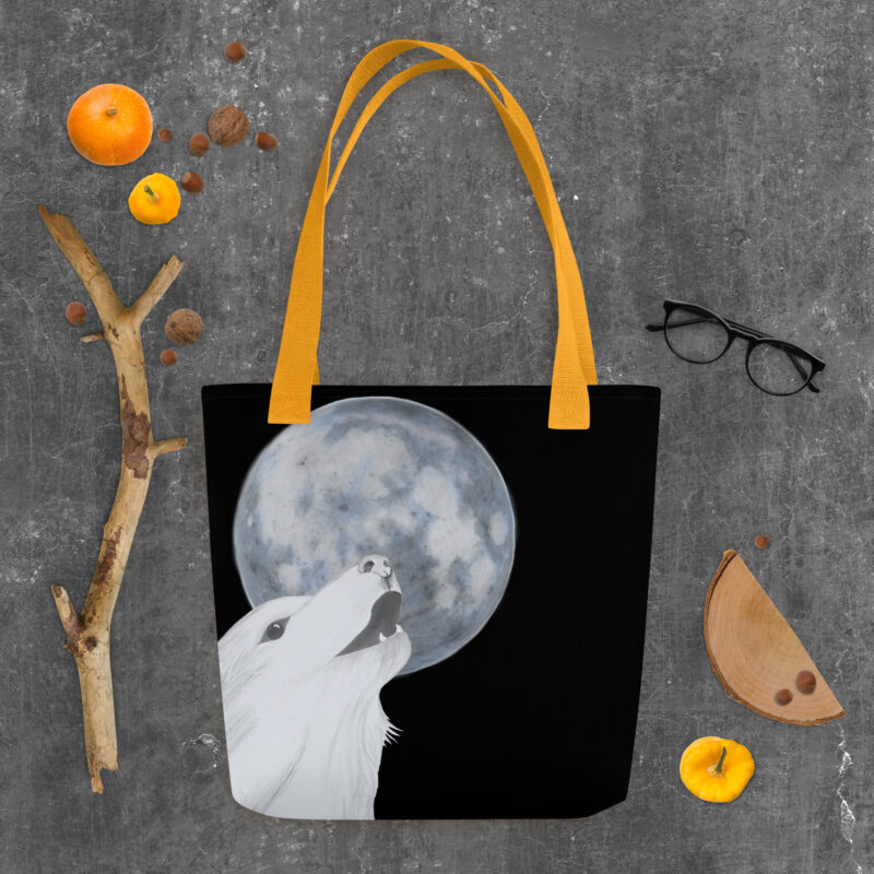 Howling Wolf Tote bag - Image 8