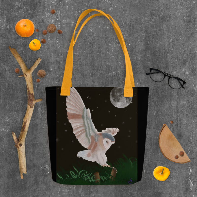 Barn Owl in Flight Tote bag - Image 9