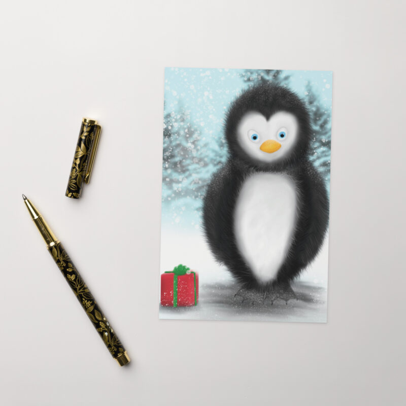 Cute Penguin Greeting card - Image 2