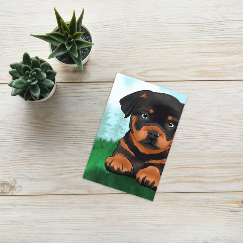 Rottie Greeting card - Image 2