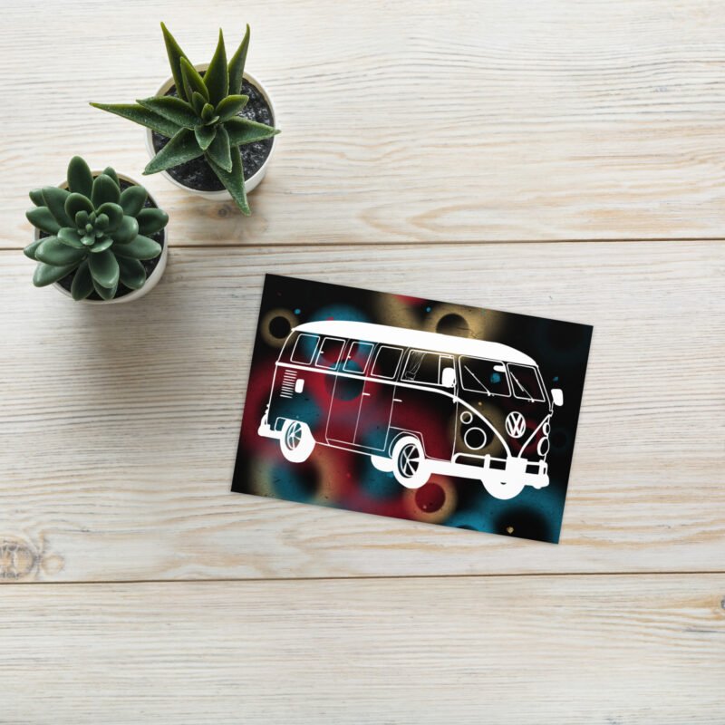 Camper van Greeting card