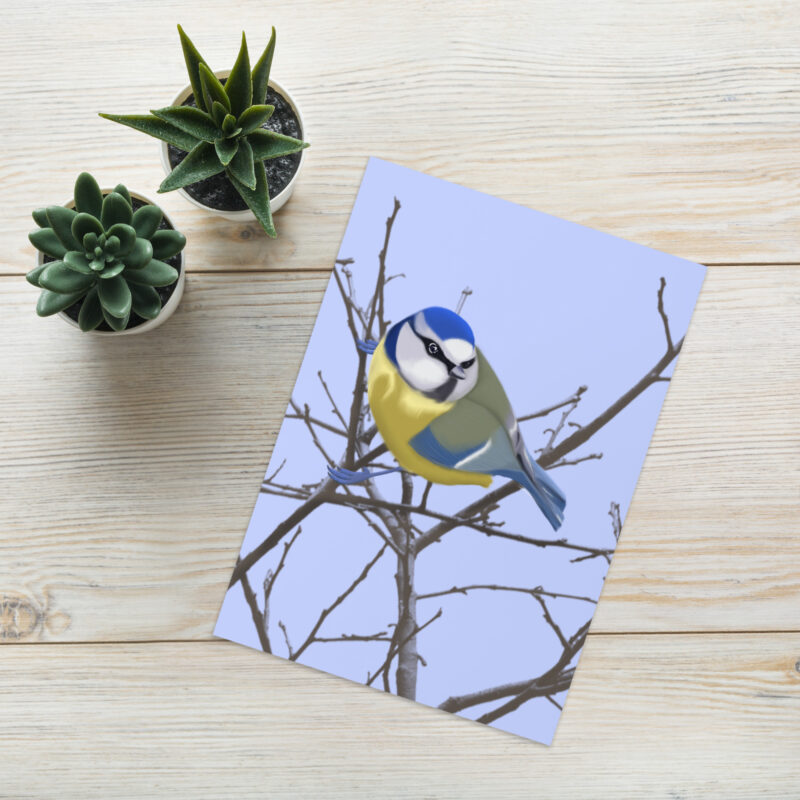 Blue Tit Greeting card