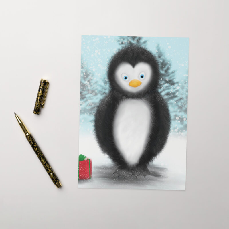 Cute Penguin Greeting card