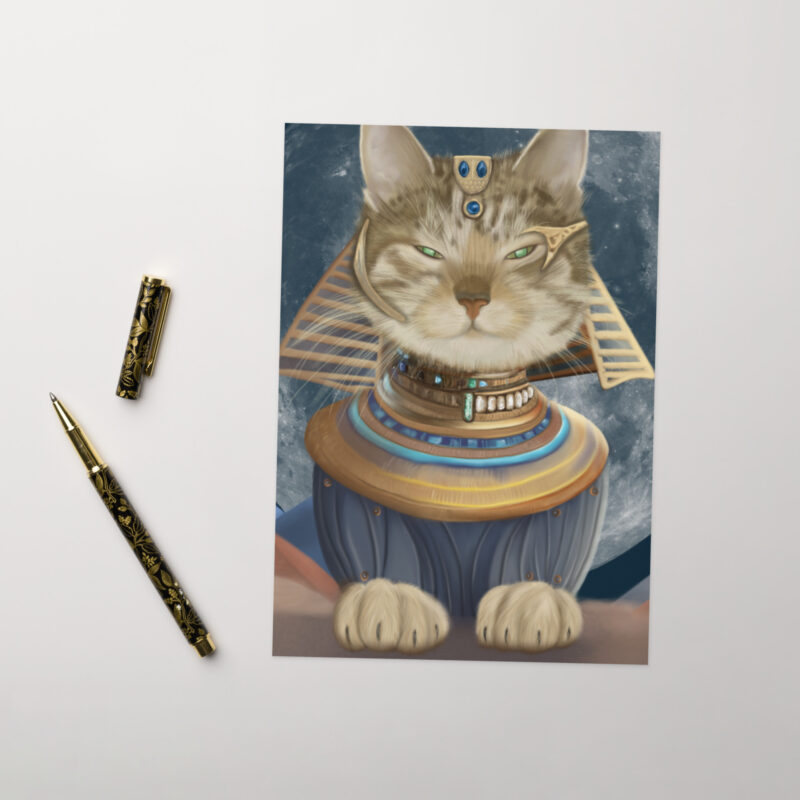 Egyptian Cat Greeting card