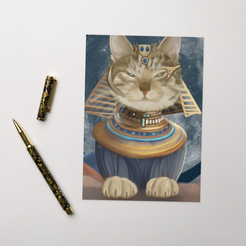 Egyptian Cat Greeting card - Image 5