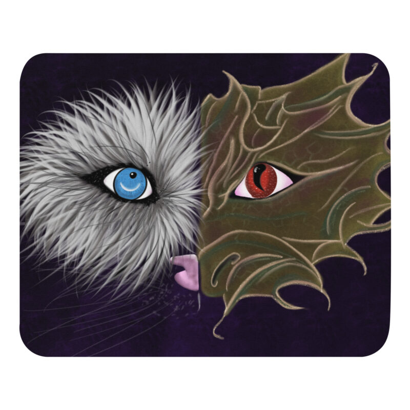 Wolf/ Dragon Mouse pad