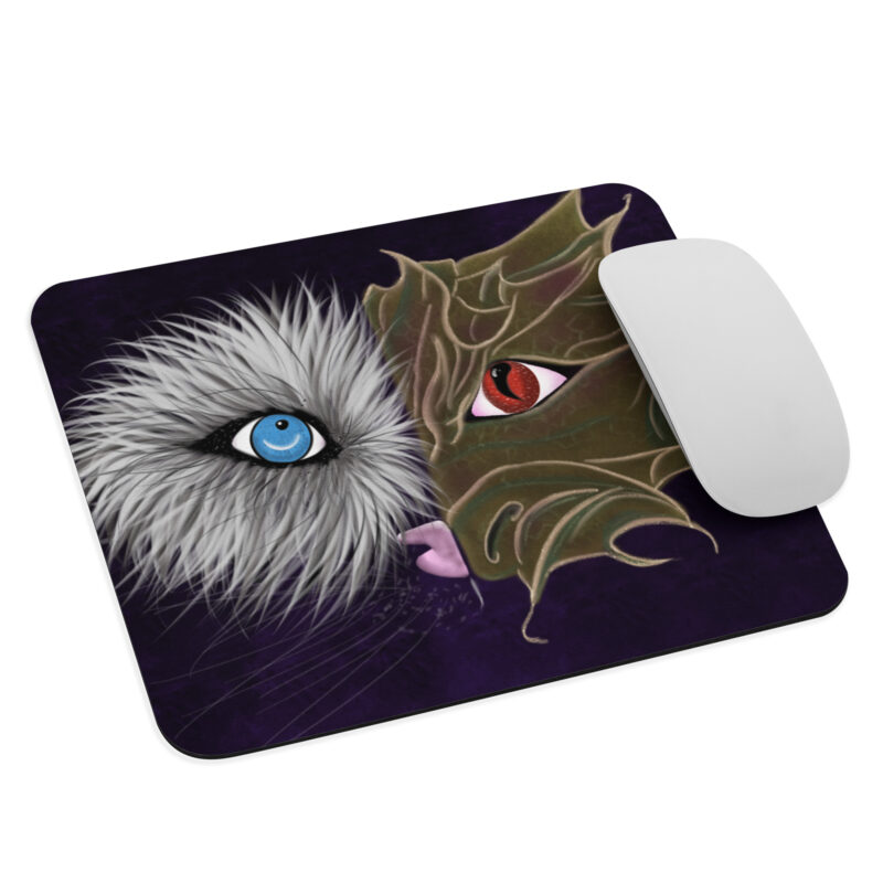 Wolf/ Dragon Mouse pad - Image 2