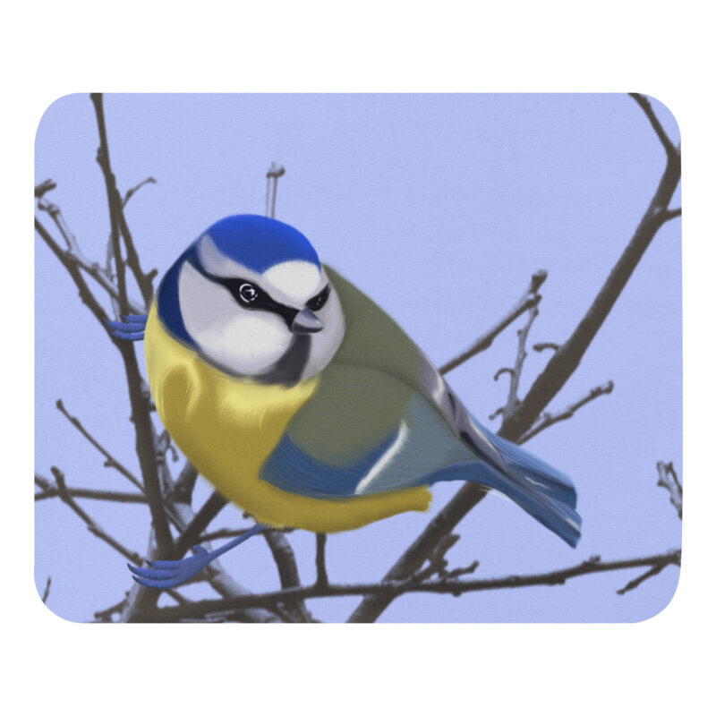 Blue Tit Mouse pad