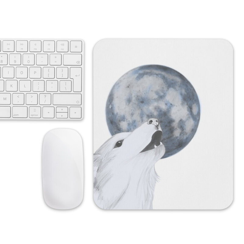 Howling Wolf Mouse pad