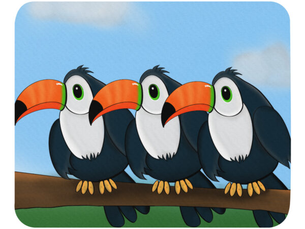 Toucans Mouse pad