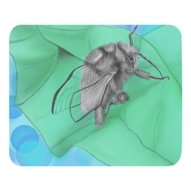 Leaf cutter bee Mouse pad