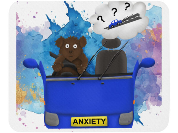 Driving Anxiety Mouse pad