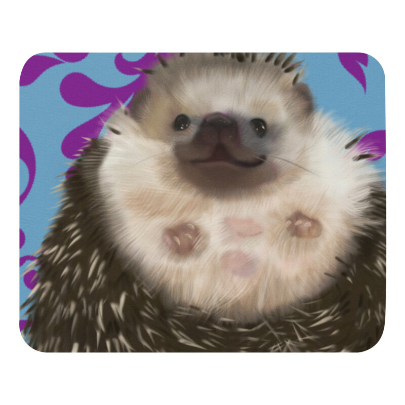 Hedgehog belly Mouse pad