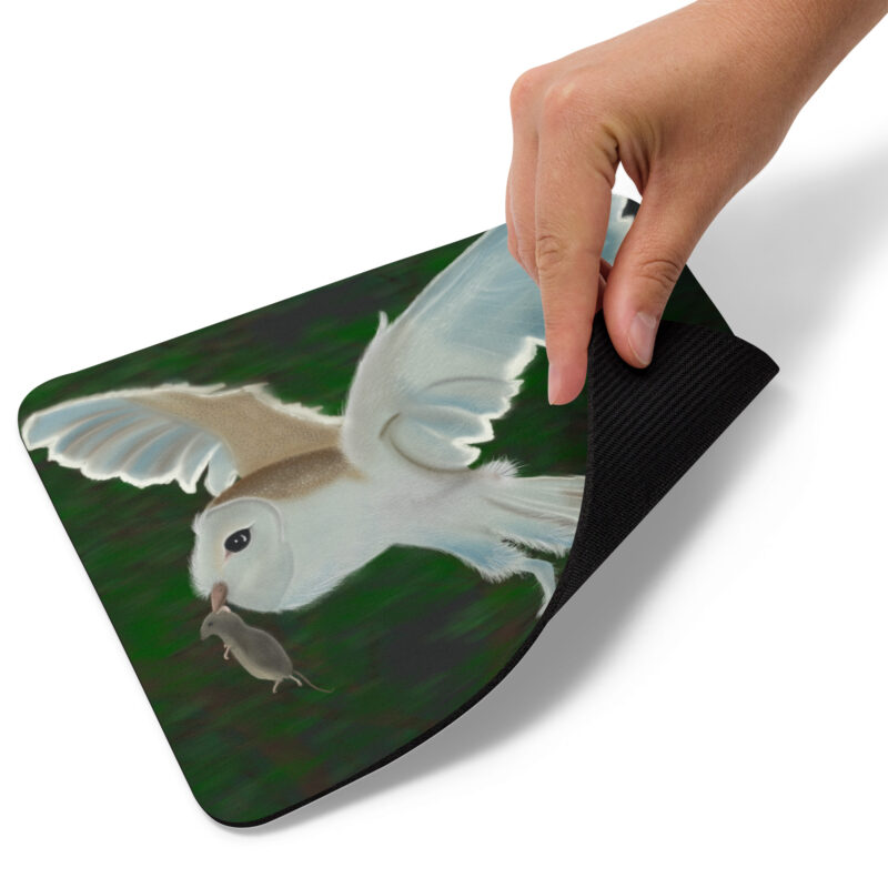 Hunting Barn Owl Mouse pad - Image 2