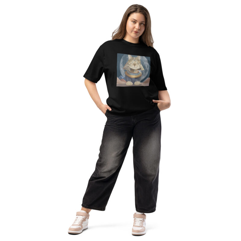 Egyptian Cat Oversized heavyweight t-shirt - Image 2