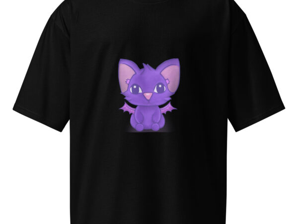 Cartoon kitty Oversized heavyweight t-shirt