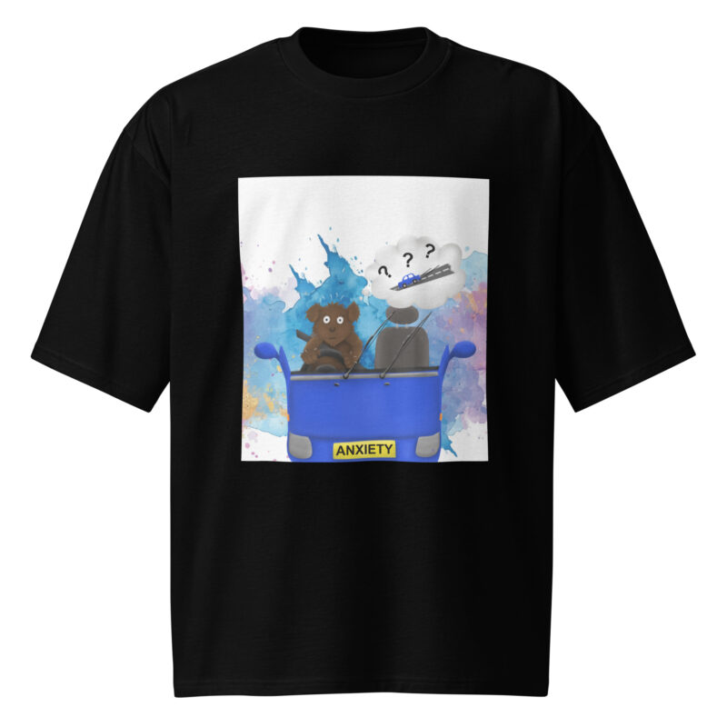 Driving Anxiety Oversized heavyweight t-shirt