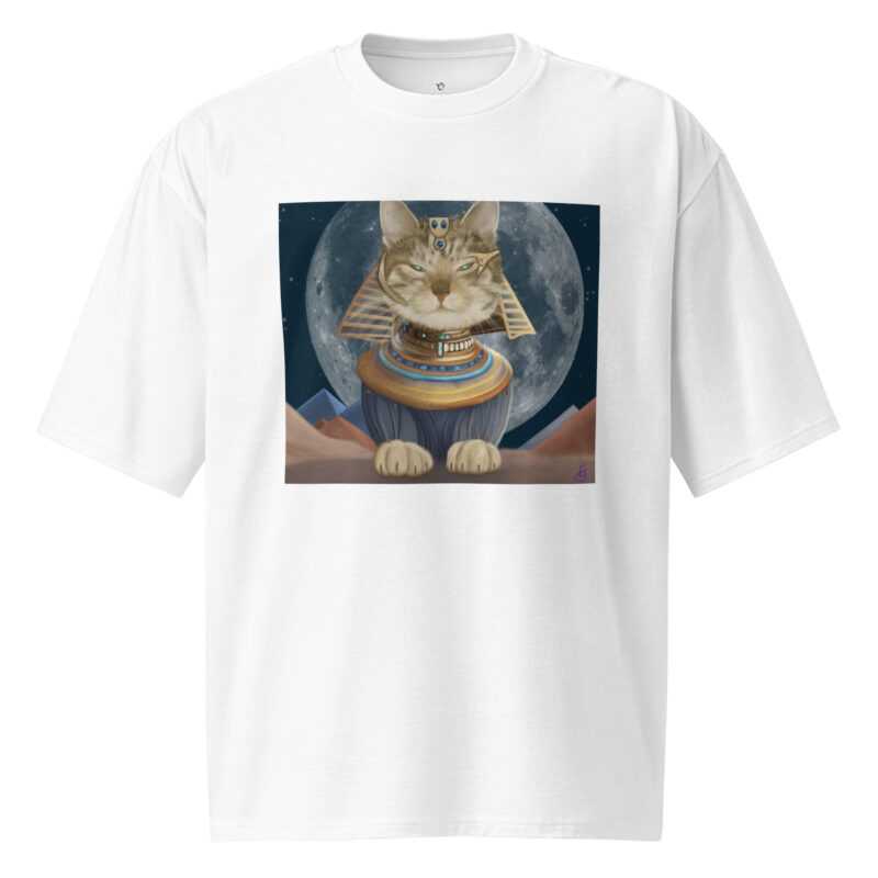Egyptian Cat Oversized heavyweight t-shirt - Image 6