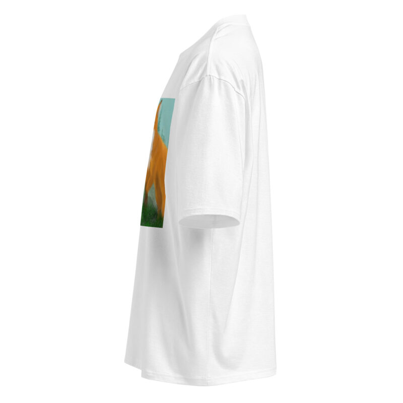 Fox Oversized heavyweight t-shirt - Image 5