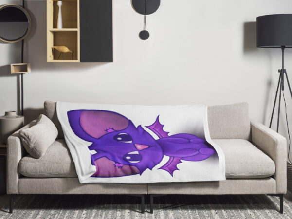 Cartoon kitty Throw Blanket