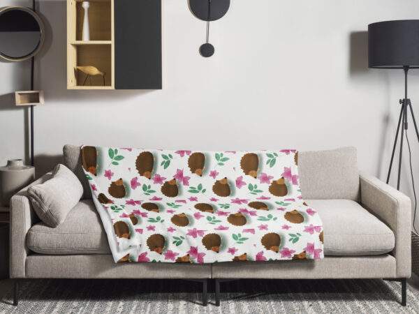 Hedgehog Throw Blanket