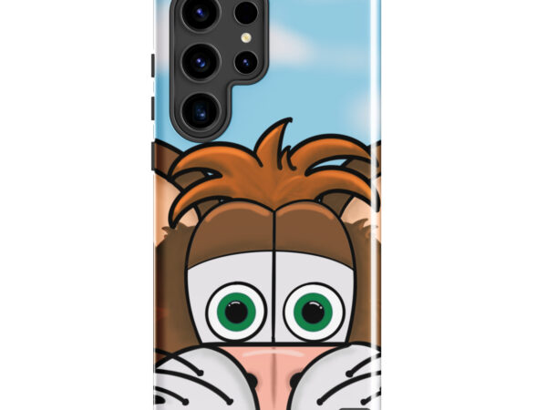 Cartoon cat face Tough case for Samsung®