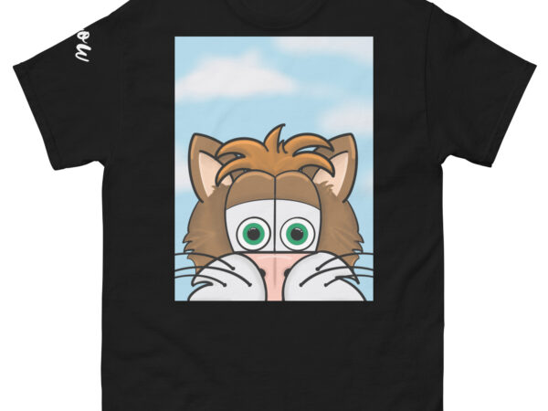 Cartoon cat face Unisex classic tee