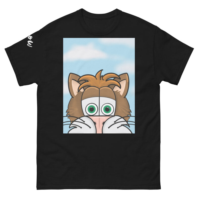 Cartoon cat face Unisex classic tee