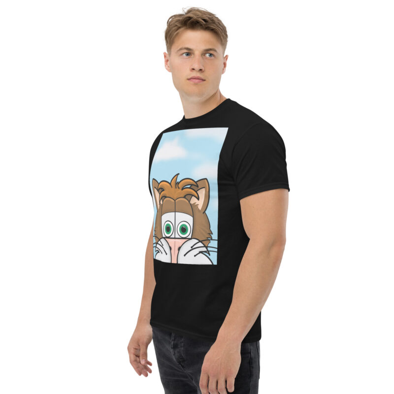 Cartoon cat face Unisex classic tee - Image 3
