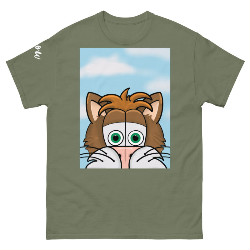 Cartoon cat face Unisex classic tee - Image 17
