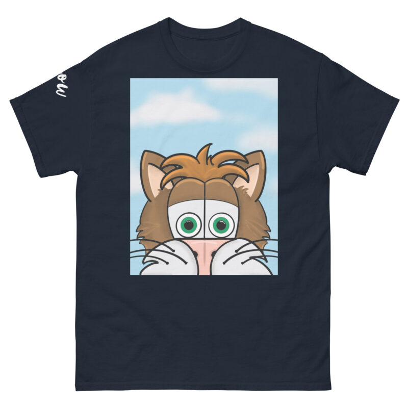 Cartoon cat face Unisex classic tee - Image 7