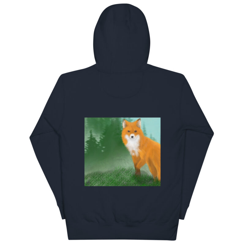 Fox Unisex Hoodie - Image 3