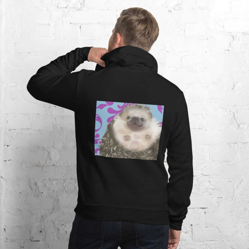 Hedgehog belly Unisex hoodie - Image 2