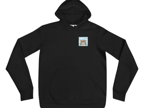 Cartoon cat face Unisex hoodie