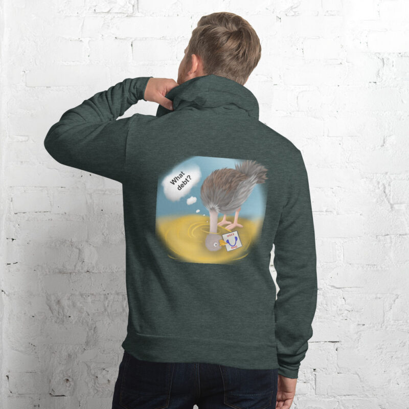 Head in sand Unisex hoodie - Image 8