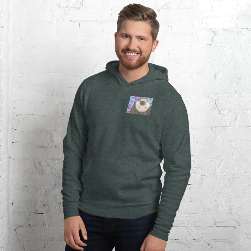 Hedgehog belly Unisex hoodie - Image 5